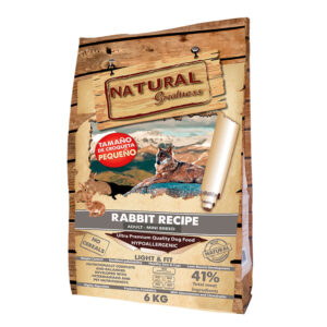 Natural greatness Receta de conejo mini 6kg (Ligth and senior)